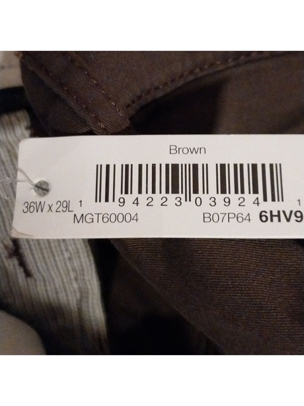 Goodthread Men's Athletic-Fit 5-Pocket Comfort Chino Pants NWT Size 36W X 34L - Picture 8 of 11